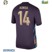 England Ezri Konsa #14 Bortedrakt EM 2024 Kortermet